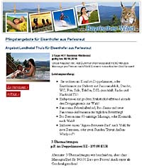 Bayerischer Wald Newsletter