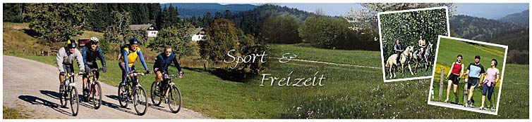 Freizeit- und Sportmöglichkeiten im Bayerischen Wald