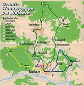 Granit-Wanderungen um Blaibach
